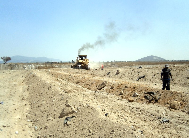 Construcción de un nuevo Fraccionamiento. Foto: Diario Vía Libre