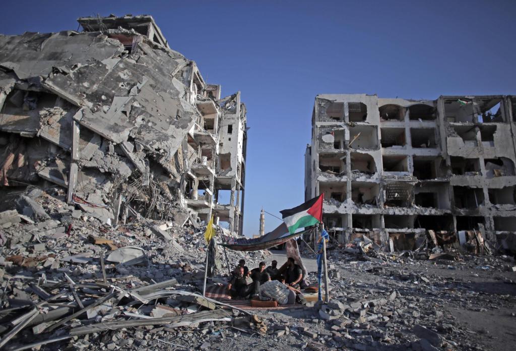 Horrores de la agresión israelí sobre Gaza. Foto: NBC