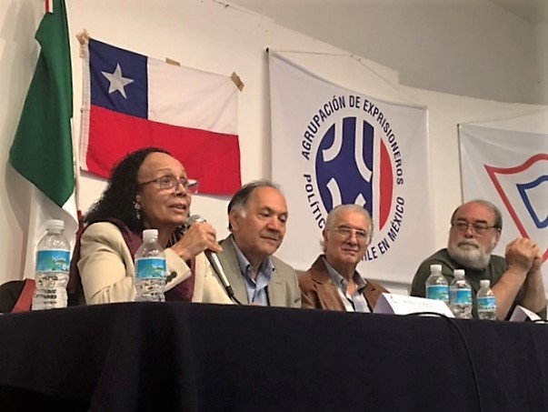 alberto-buitre-lourdes-urbaneja-embajada-venezuela-mexico-conferencia-derechos-humanos